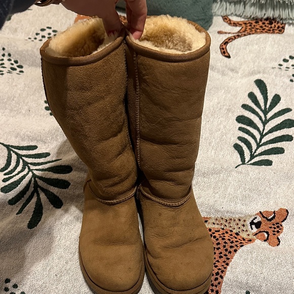 UGG chestnut Suede Tall Boots - Picture 4 of 10